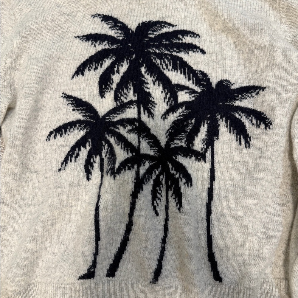 Faherty Heathered Grey Cashmere Sweater